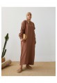 Yeni Müslim Elbise Taba107-1013
